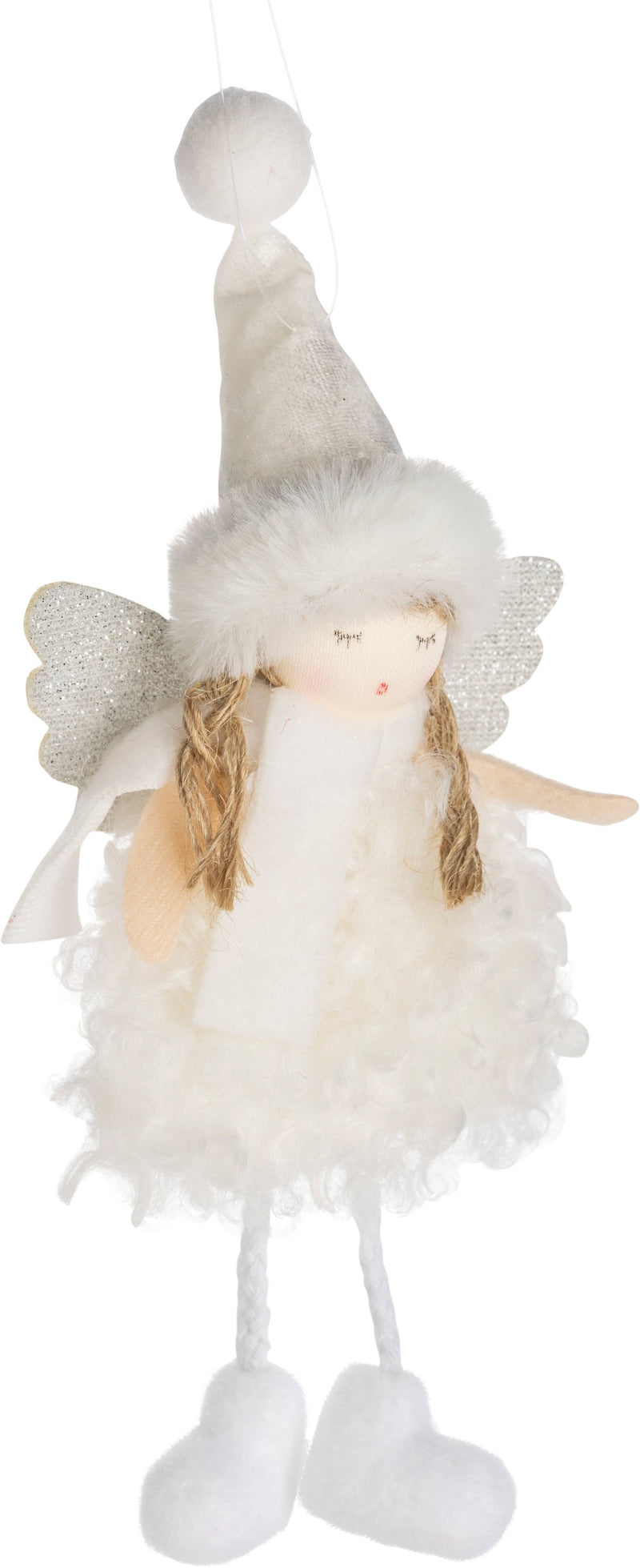 Singing angel with plush dress