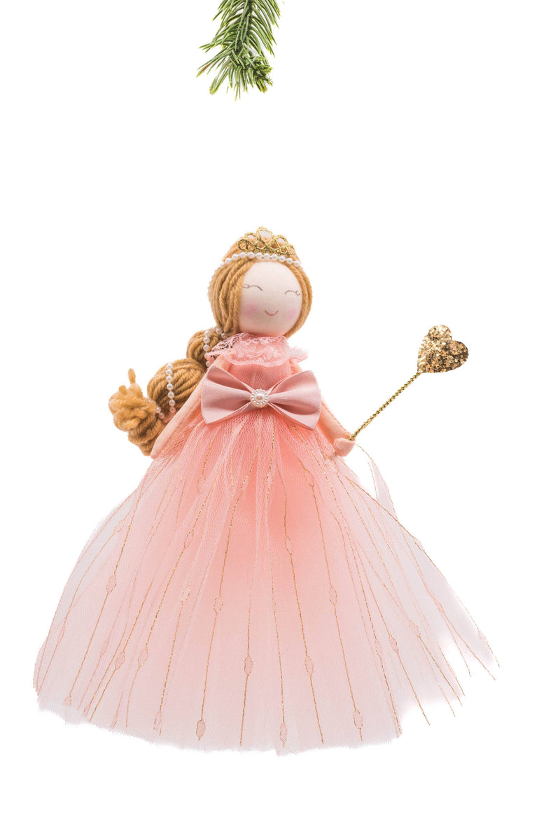 Pink Princess Girl Ornament