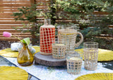Woven Seagrass Cage Glassware  (Set of 4)
